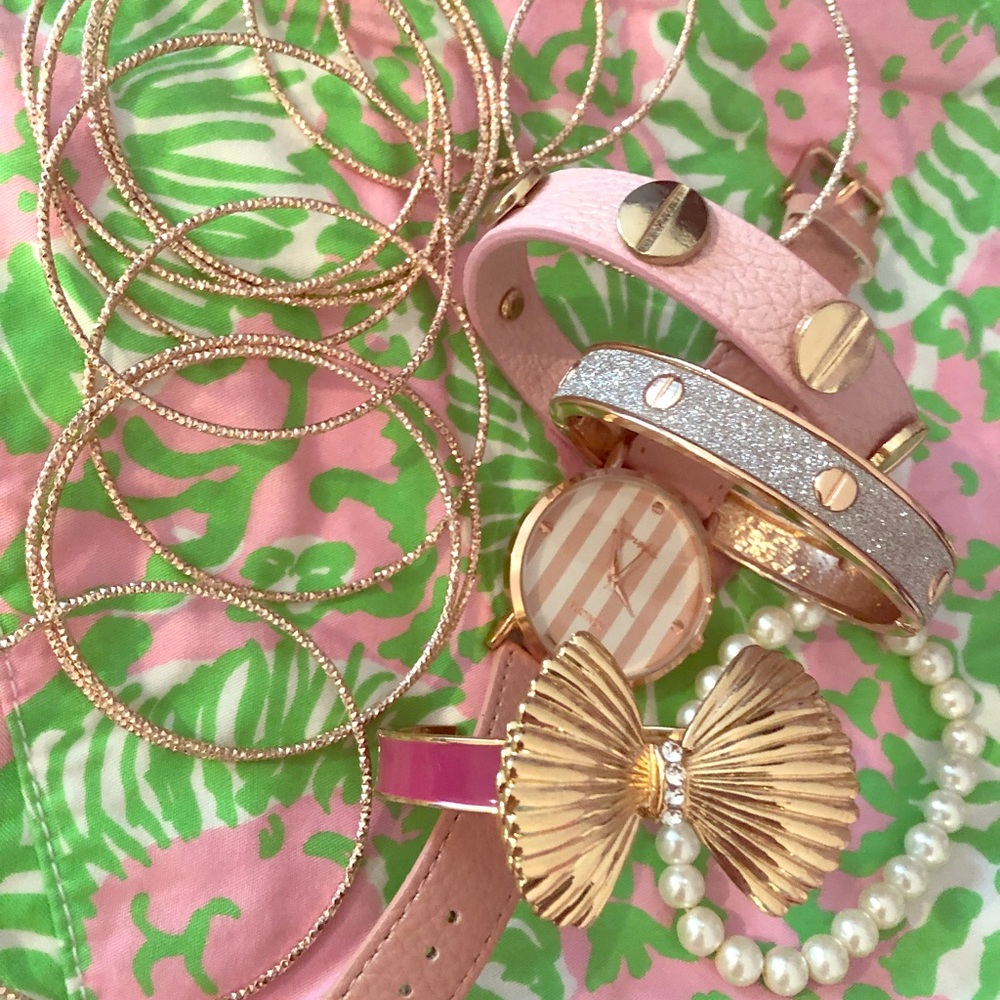 Preppy bracelet bundle (Lilly Pulitzer)